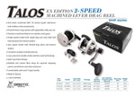 Omoto Talos TS14II Two Speed Level Drag Reel